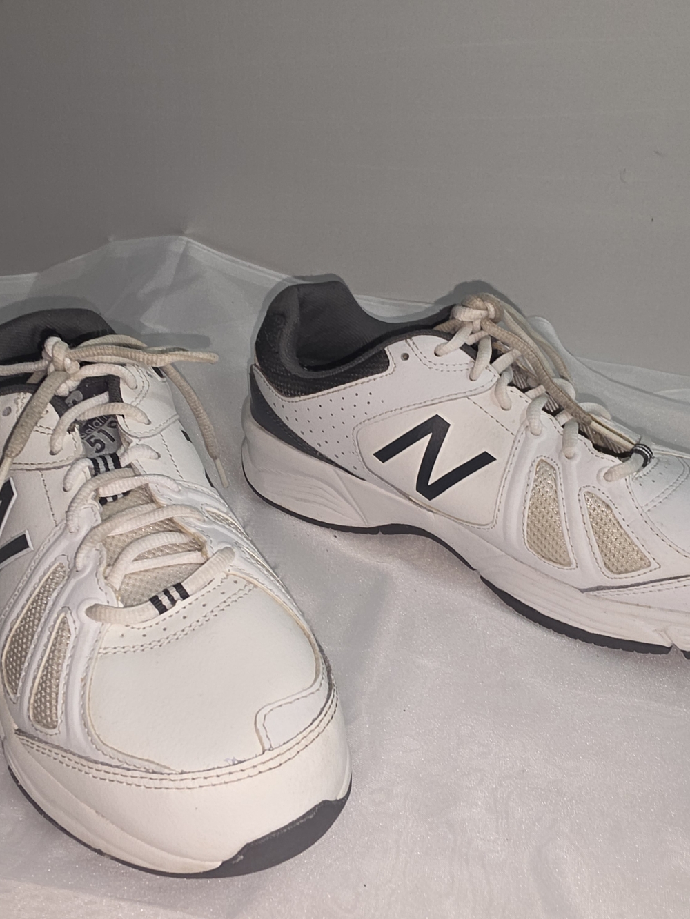 New Balance Men’s White Athletic Sneakers